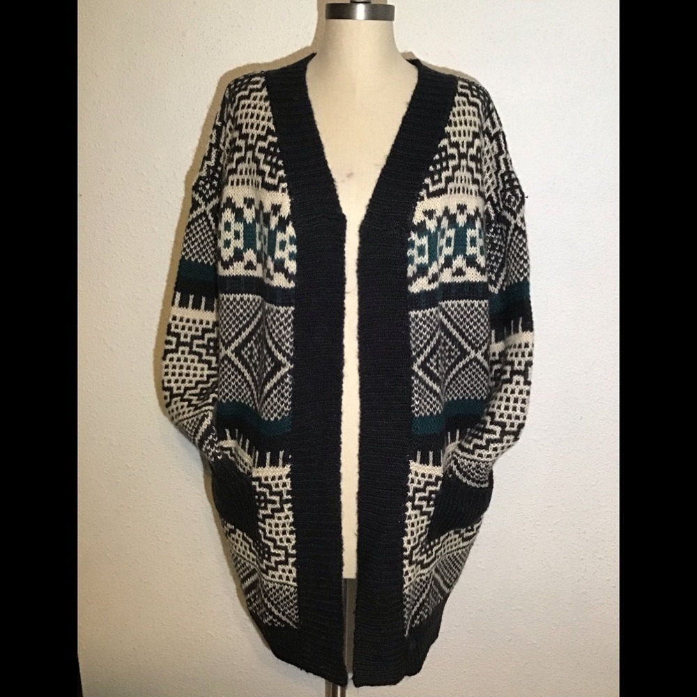 Freeway open sweater cardigan